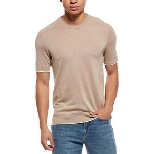 Raffi Mens  Jersey Crewneck Shirt, Brown